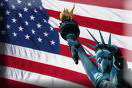 Liberty & American Flag